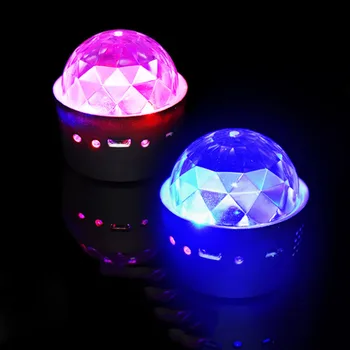 

LED Car Atmosphere Light DJ Light Source Music Control Strobe Flash RGB USB Power Display for Cars Home KTV Party Stage