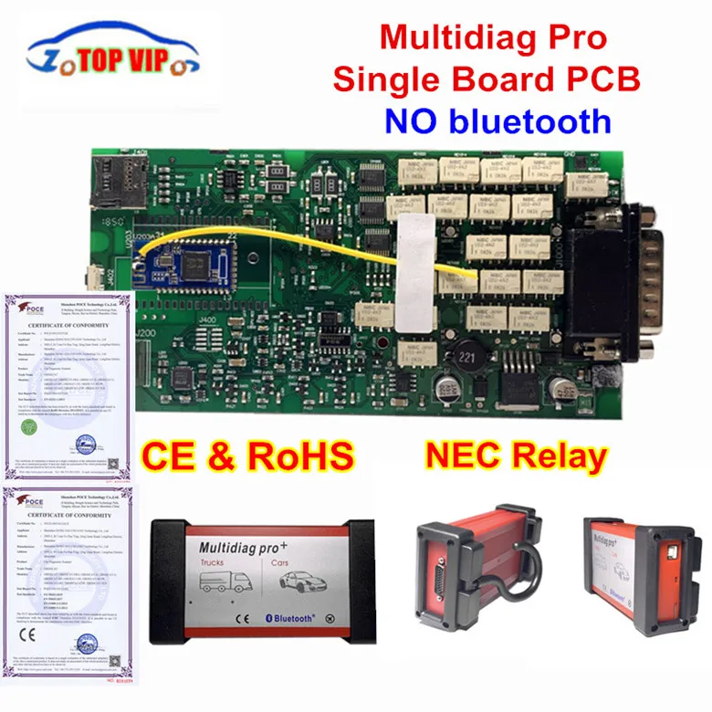 Новейший Bluetooth,1 keygen зеленый одноплатный tcs obd2 сканер OBDIICAT-TCS автомобиля грузовика диагностический инструмент код ридер Multidiag - Цвет: Multidiag no BT
