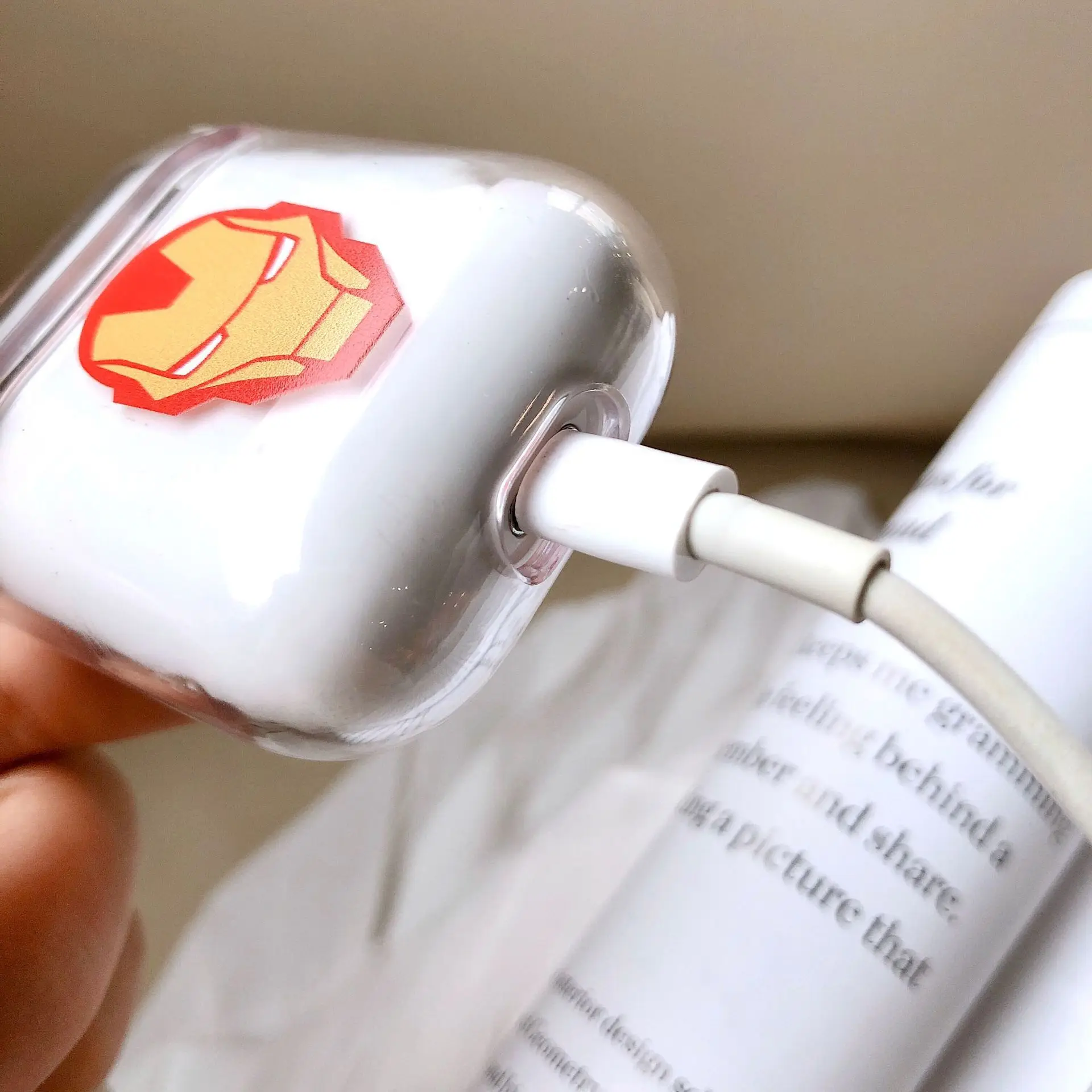Прозрачные чехлы для наушников для Apple AirPods 2, зарядная коробка, милый мультяшный слон, Жесткий ПК, Кристальный чехол, сумка для Airpods, чехлы