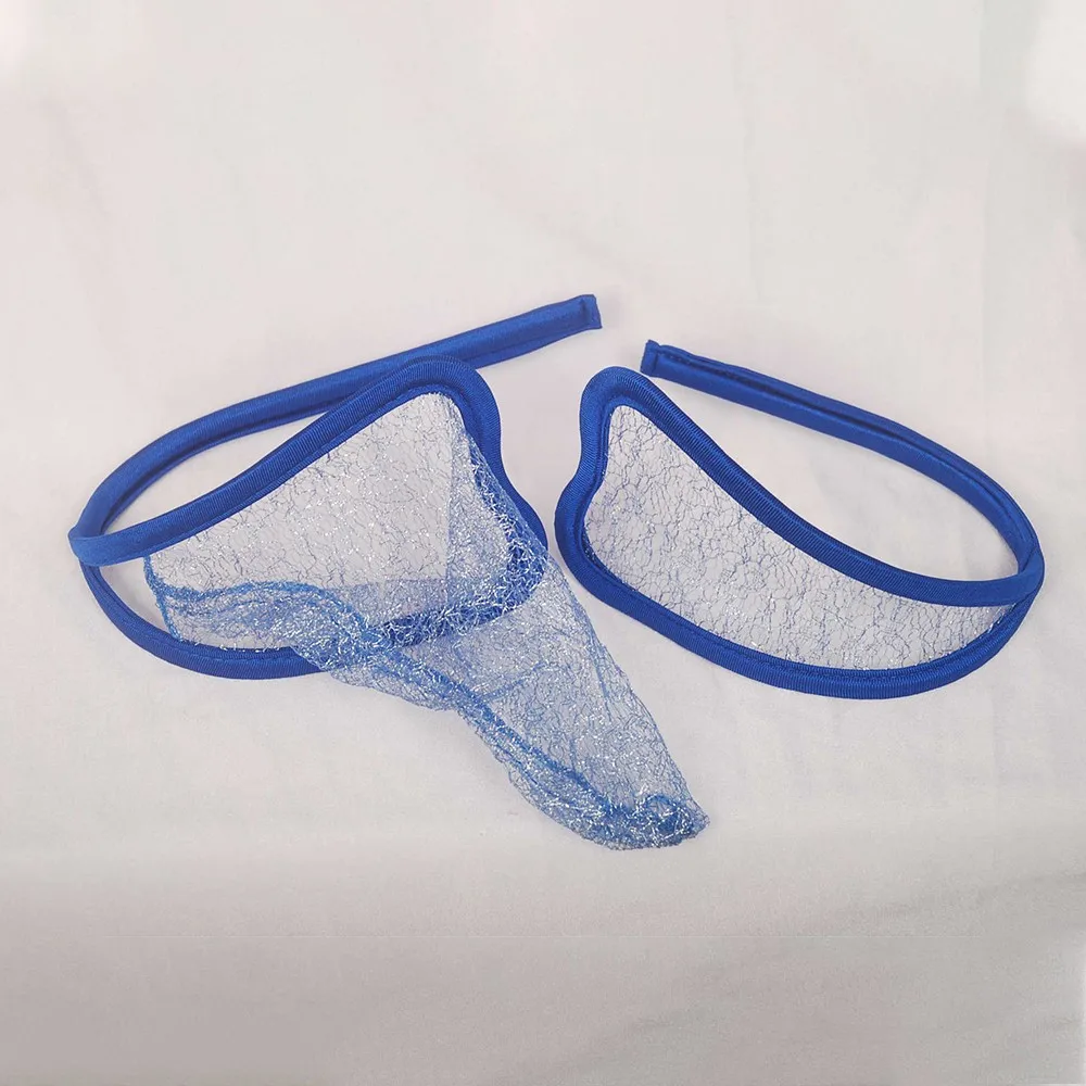 

Transparent C-String Sexy Man Invisible Underwear See Through Crotchless Panties Male Sheer Mesh Erotic Lingerie Man Cock Cover