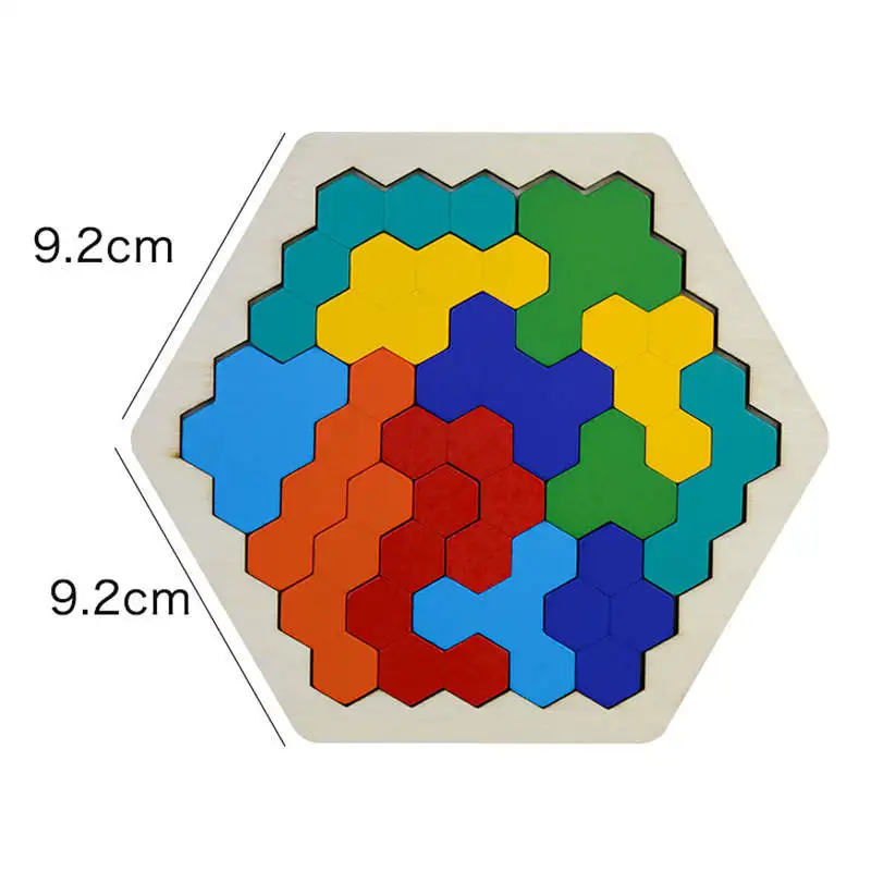 Balleenshiny дети головоломки волшебный Tangram деревянная Развивающая игра Детский пазл