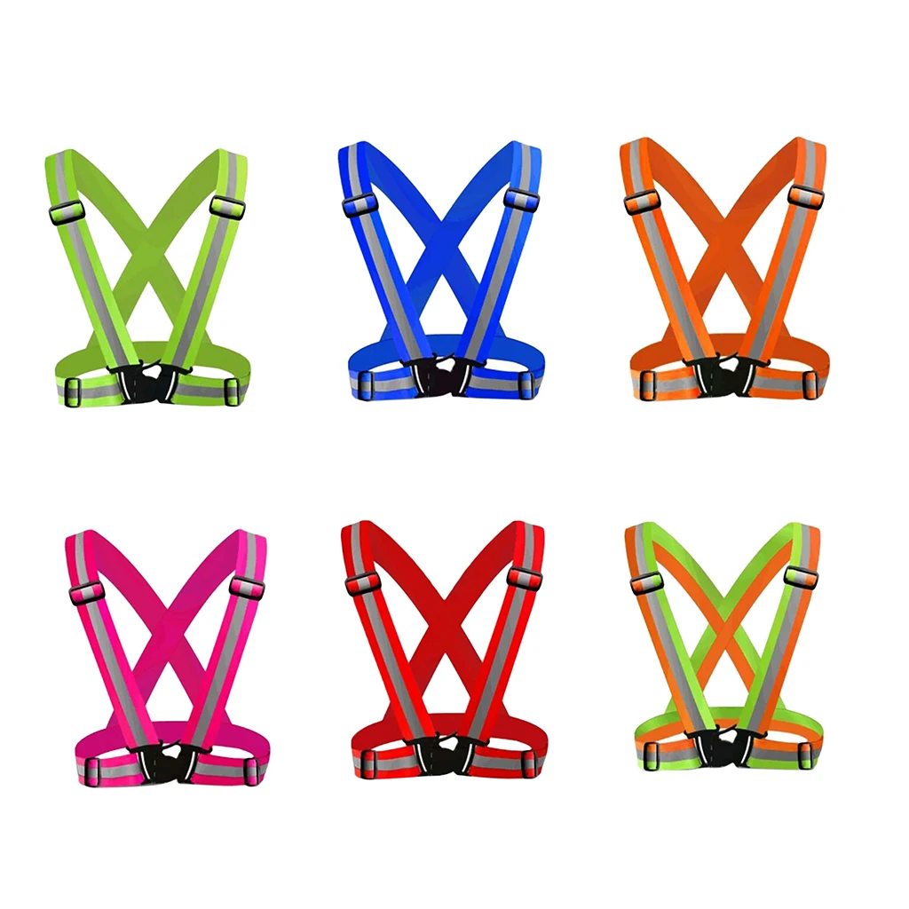 Reflective Safety Vest Bright Construction Belt with Strips High Visibility for Working Outdoor | Автомобили и мотоциклы