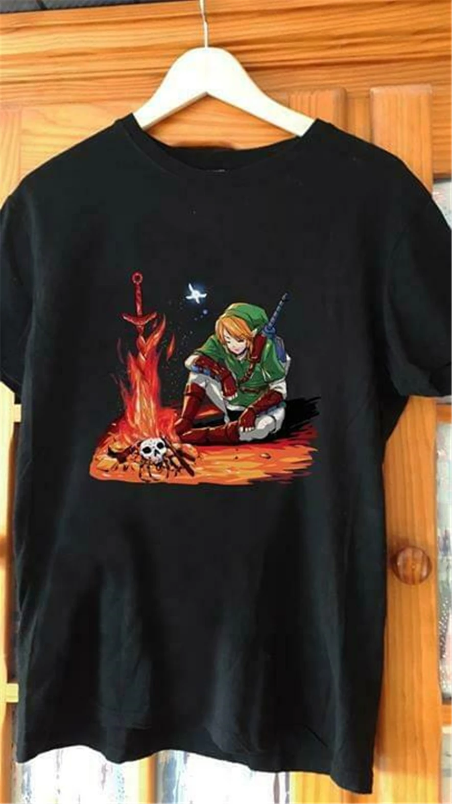 The Dark Link легенда о Зельде футболка Черная Хлопковая мужская S-6Xl поставщик США