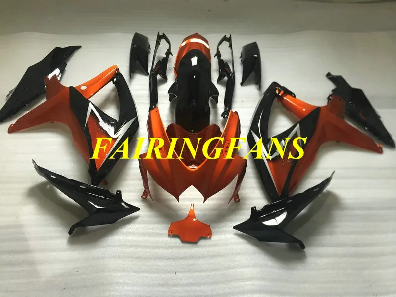 Комплект обтекателей под давлением для GSXR600 750 K8 08 09 GSXR 600 GSXR750 2008 2009 ABS Красный