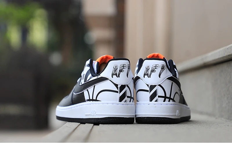 Оригинальные подлинные мужские кроссовки для скейтбординга от Nike Air Force 1 '07 LV8, спортивные уличные кроссовки, дизайнерские спортивные, новинка 823511