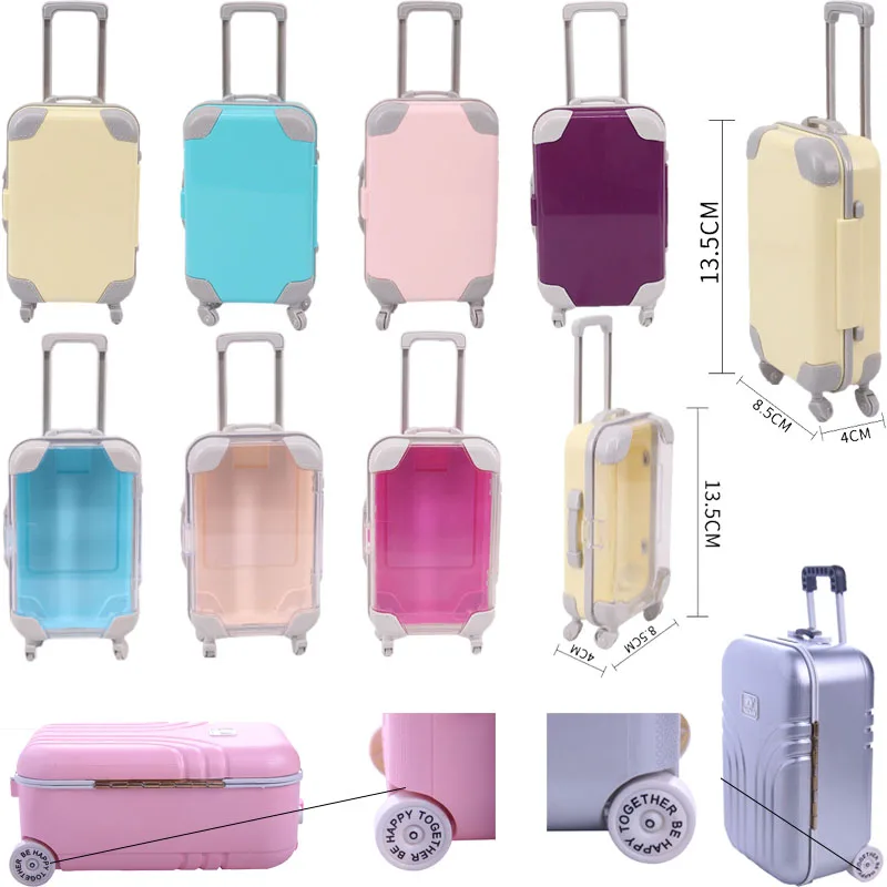 

Multiple 15 Styles Suitcase Password Box Fit 18 Inch American And 43cm Reborn Baby Doll Accessories ,Our Generation ,DIY Toys