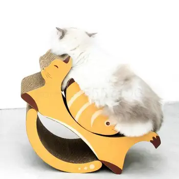 

Cat scratch board vertical corrugated wear-resistant cat claw plate nest claw grinder cat toy cat supplies