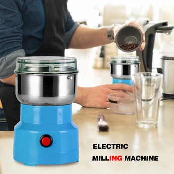 

Stainless Steel Electric Coffee Maker Grinder Automatic Mill Pepper and Salt Grinder Crusher Spices Mill Grinder Blender Kitchen