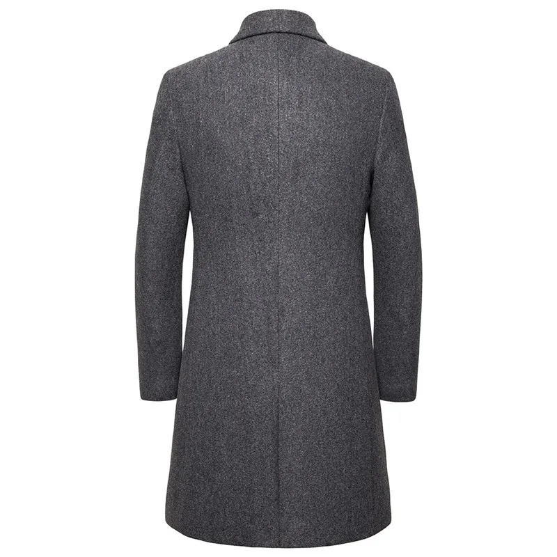 2019 New Winter Woolen Jacket Men's High-quality Wool Coat Casual Slim Woolen Coats Men Fashion Thick Cotton Trench/Overcoa 2019 New Winter Woolen Jacket Men's High-quality Wool Coat Casual Slim Woolen Coats Men Fashion Thick Cotton Trench/Overcoa