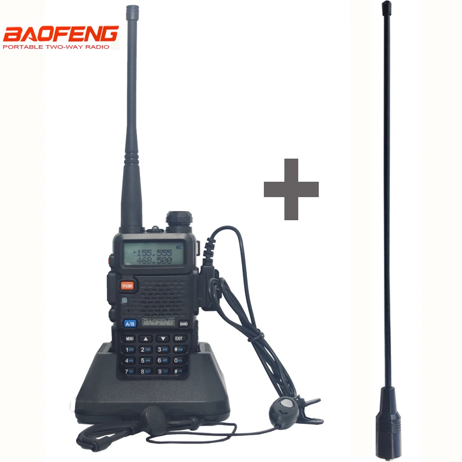 Портативная рация Baofeng UV 5R Двухдиапазонная uv 5r с двумя широкими диапазонами