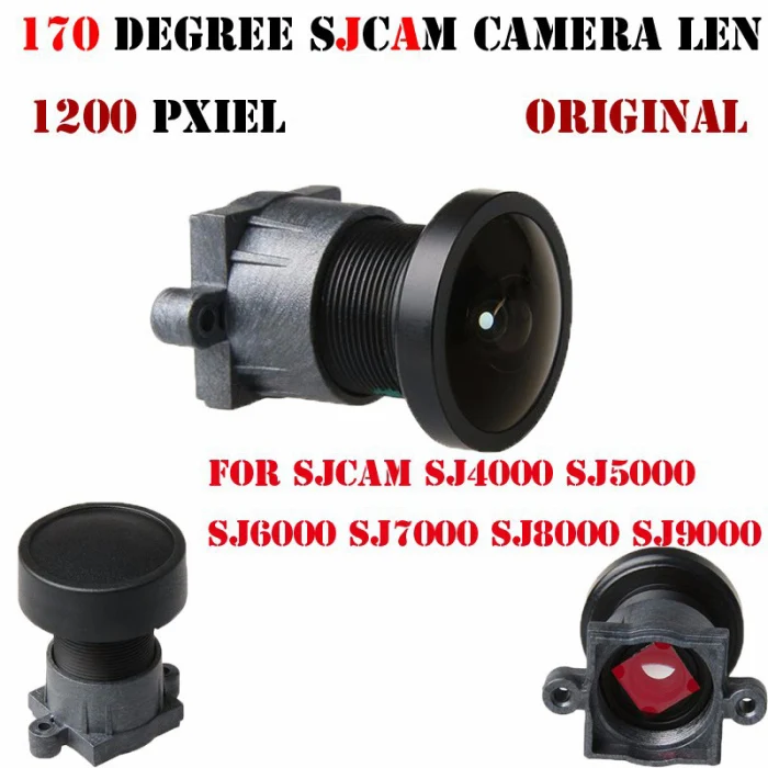 Широкоугольный объектив 170 градусов для экшн-камеры SJCAM SJ4000 sj5000 SJ6000 sj7000 SJ8000 SJ9000 JLRL88