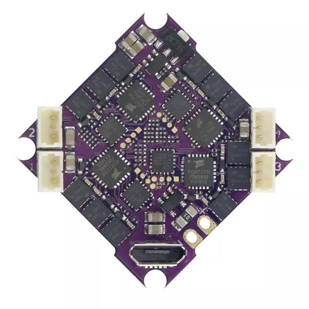 F411E12A F4 OSD Контроллер полета AIO BEC Датчик тока и 12A BL_S 2-4S 4в1 ESC для Beta85X Mobula7 FPV гоночный Дрон