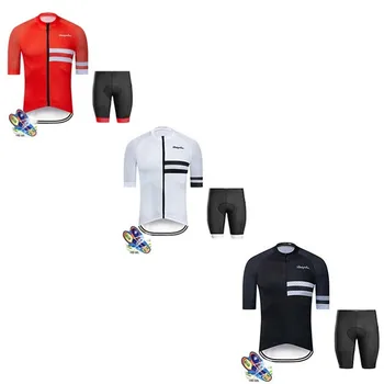 

Pro Raphaful Cycling Jersey Short Sleeve Bicycle Clothing Kit Mtb Bike Wear Triathlon Uniforme Maillot Ciclismo Raiders JerseyNW