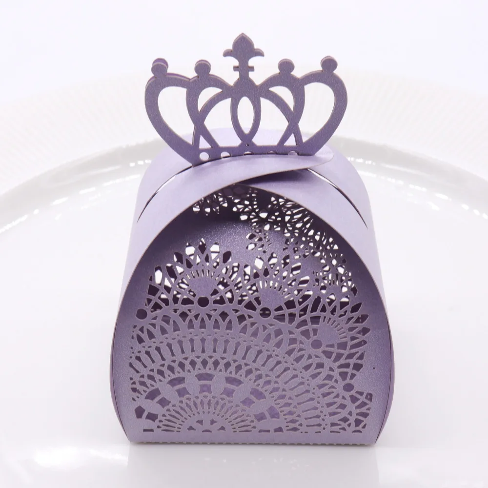 10 шт. свадебные подарочные коробки для конфет подарочные коробки Лазерная резка кружева винтажный дизайн для DIY свадебные принадлежности