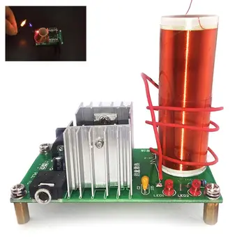 

Electronic Tesla Coil Module DIY Kit Plasma Speaker Mini Music Loudspeaker Board Q6PA