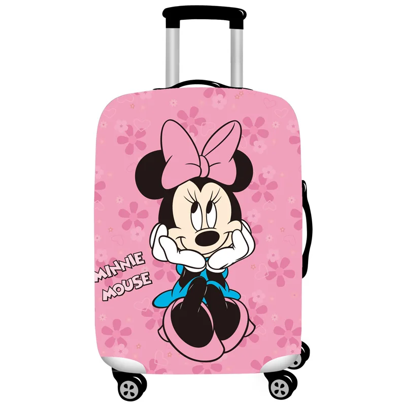 Чехол для чемодана с Микки и Минни, эластичные Защитные чехлы для 18-32 дюймов, пылезащитный чехол на колесиках, аксессуары для путешествий