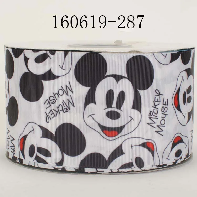 Новые 3 ྇ мм 50 ярдов и мультфильм печатных grosgrain ленты бесплатная
