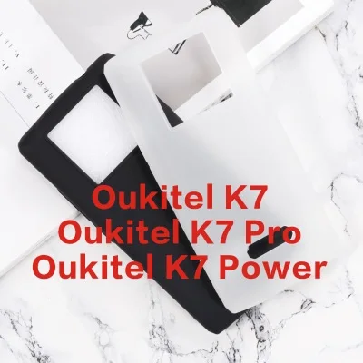 Чехол для Oukitel K7 Pro силиконовый чехол Мягкий ТПУ Матовый Черный Защитный телефона