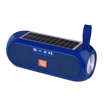 

2020 TG182 Solar charging Bluetooth Speaker Portable Column Wireless Stereo Music center Loudspeaker Waterproof Speakers New