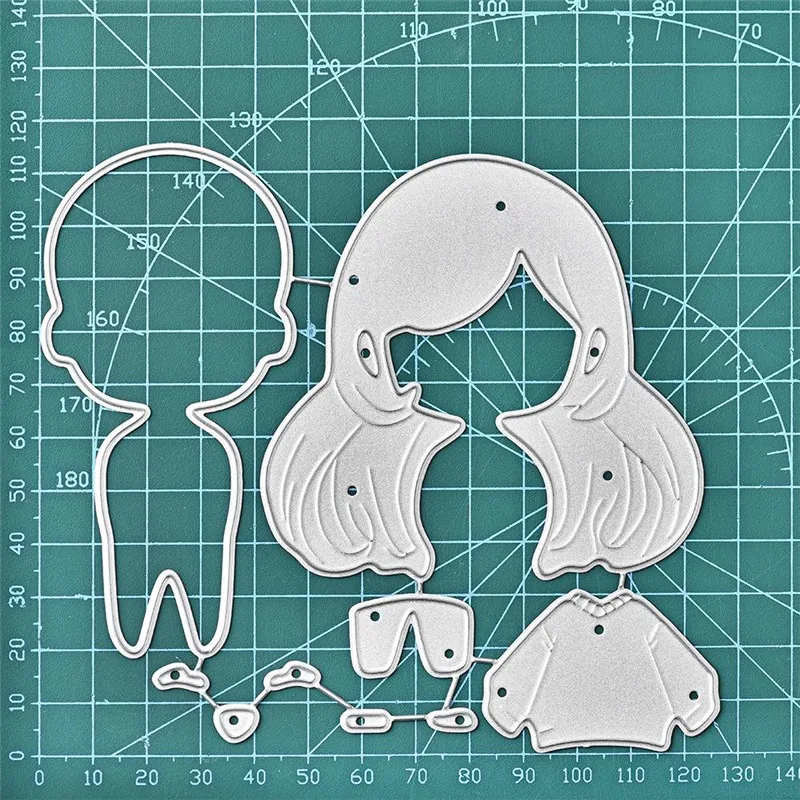 

Eastshape Girl Figure Metal Cutting Dies New 2019 for Cards Making Scrapbooking Decorative Embossing DIY Crafts Die Cuts Decor