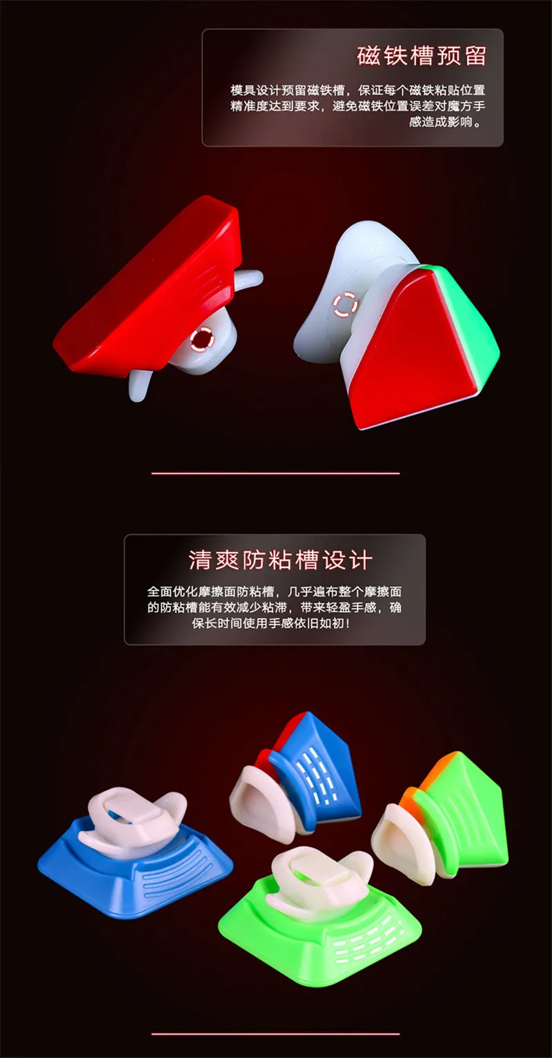 Moyu Aoyan M Magnetic Magic Cube Puzzle Stickerless Cubo Magico Professional Speed Cube Antistress Toys For Children Skew Cube