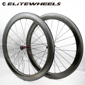 

Elite High-End Dimple Carbon Wheel DT240S Hub Sapim CX-Ray Spoke 700c Road Bike Wheelset 45mm 50mm 58mm 80mm Clincher Tubular