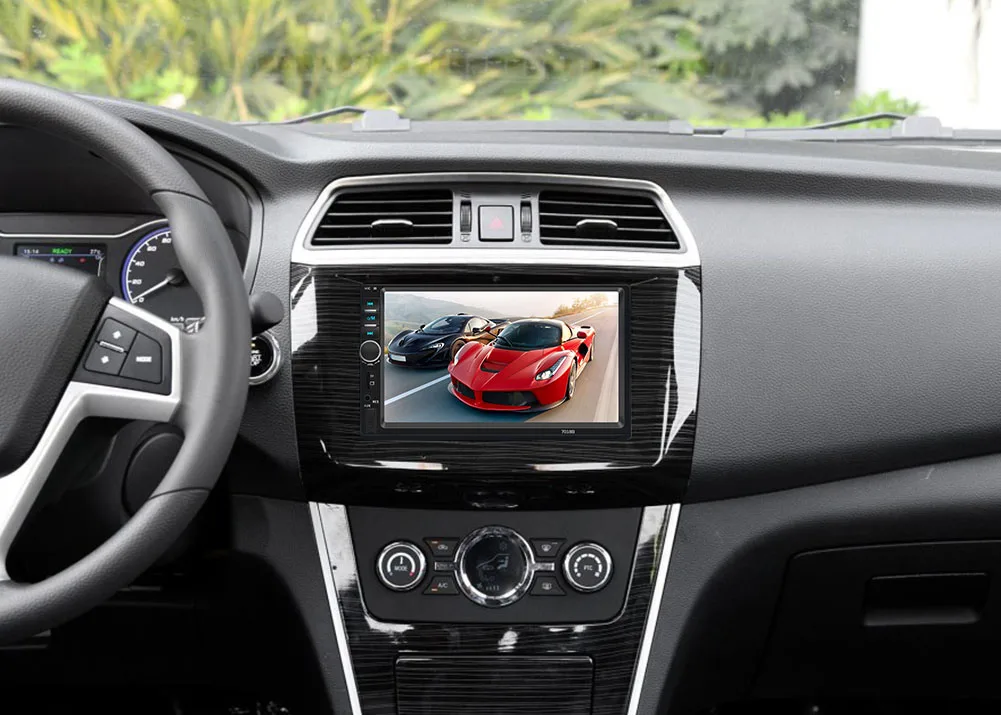 " HD Авторадио мультимедийный плеер MP5 2DIN Авто экран сенсорный аудио Bluetooth Камера USB TF FM