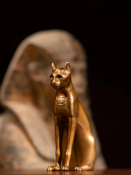 

Orgrimmar British Museum Ancient Egyptian God Cat Best (Bastet) miniature bronze statue