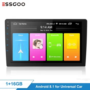 

Essgoo 9 Inch 2din Android Car Radio Autoradio 1+16GB GPS Navigation WiFi 2 DIN 2.5D IPS Bluetooth Car Multimedia Player