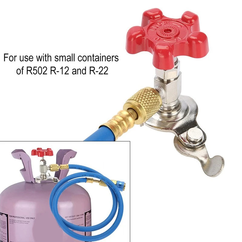 R134A заправка хладагента газовый шланг может шланг с фитингом можете нажать для R502 R-12 R-22 хладагента