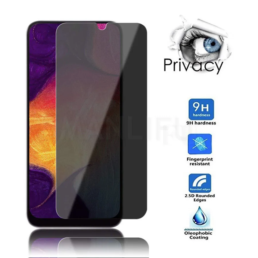 Защитное закаленное стекло с полным покрытием для Samsung A40 A50 A70 Galaxy A505F A505GN