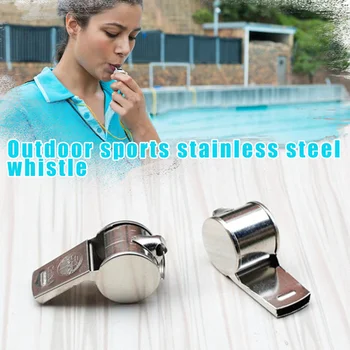 

Hot Referee Whistle Metal Whistle Stainless Steel Whistle Sports Whistle Durable and Lightweight MVI-ing