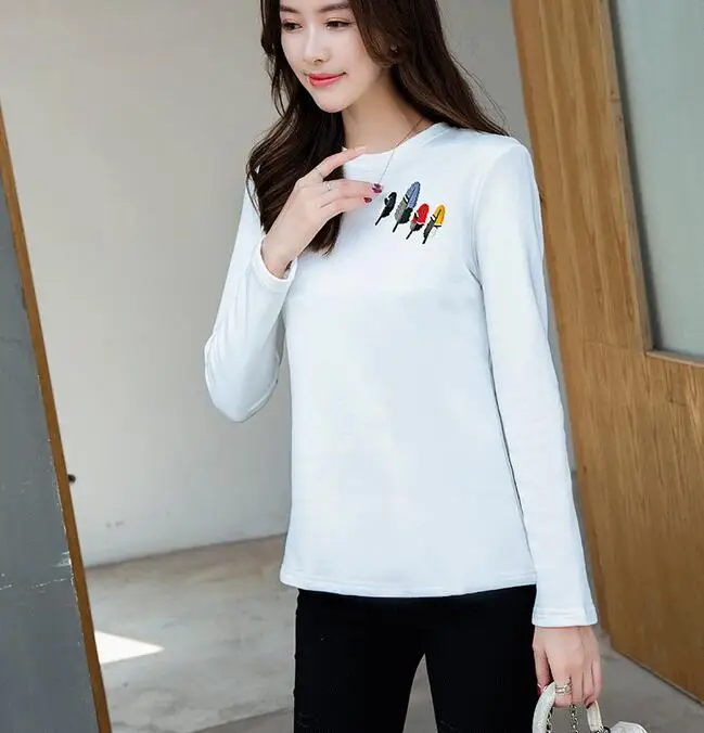 909White Осенне-зимняя одежда для кормящих женщин, одежда для кормления, флисовая футболка на молнии для беременных, модная футболка с цветочным принтом для кормления, топы, футболки - Цвет: 909White
