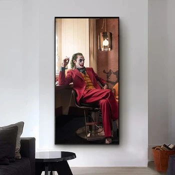 

DDHH Wall Art Canvas Print Graffiti Painting The Joker Poster Figure Picture For Living Room Home Decor No Frame