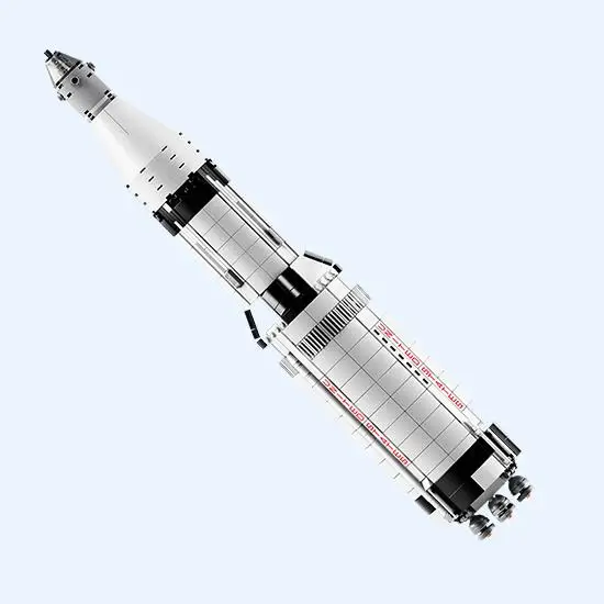 37003 Apollo Saturn V пусковая модель автомобиля строительные блоки игрушка креативный совместим со всеми брендами 21309 игрушки хобби