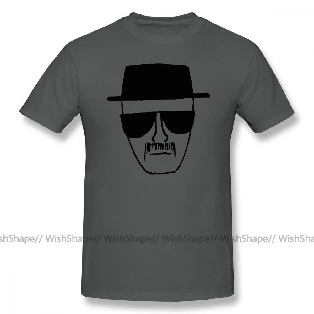 Heisenberg футболка размера плюс мужская футболка с мультяшным принтом летняя футболка больше размера d футболка уличная одежда футболки с коротким рукавом Базовая футболка