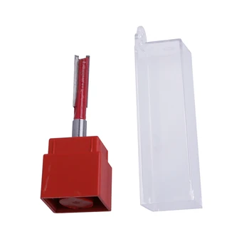 

New 1/4" Shank 1/4" Blade Double Flutes Straight Router Bit Cutter Woodworking