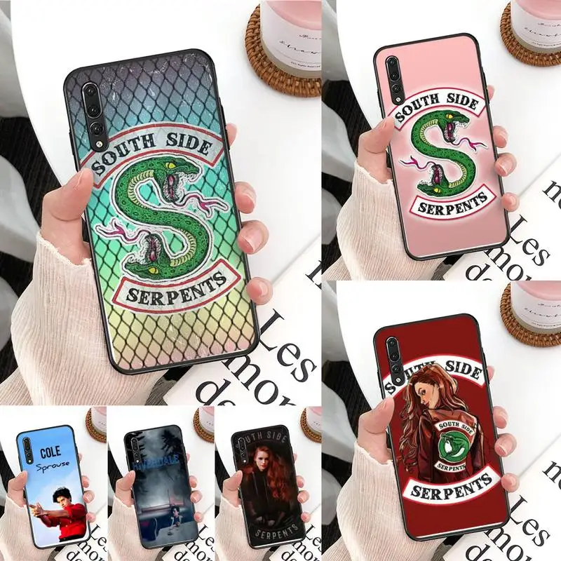 0 Riverdale South Side Serpents Soft Silicone TPU Phone Cover for huawei p10 pius lite p20 p30 psmart p20lite case | Мобильные