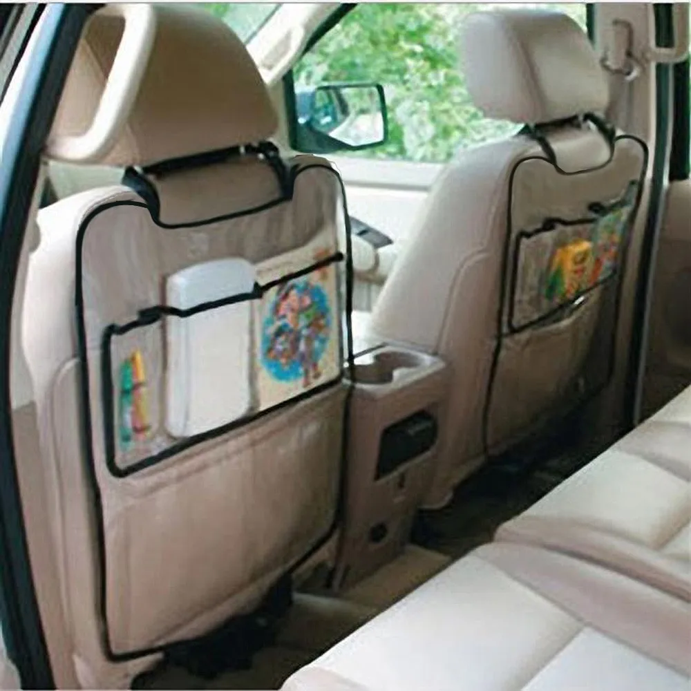 

Transparent Multi-purpose Anti-kick Car Seat Back Protector Cover Children Kick Mat Car Storage Bag Car Seat set Car accessories