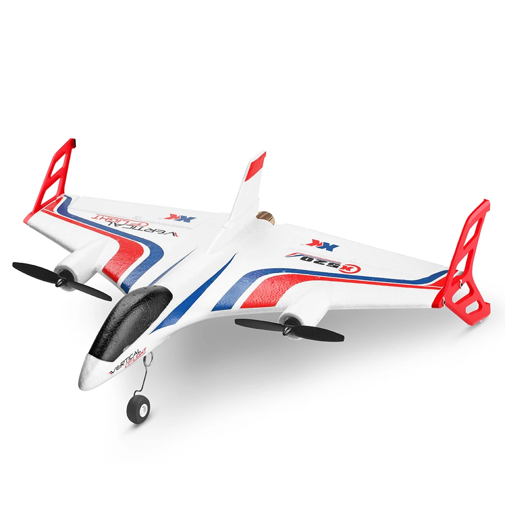 

X520 2.4G 6CH 3D 6G RC Helicopter Drone VTOL Vertical Takeoff Land Delta Wing RC Aircraft with Mode Switch Remote Control Toys