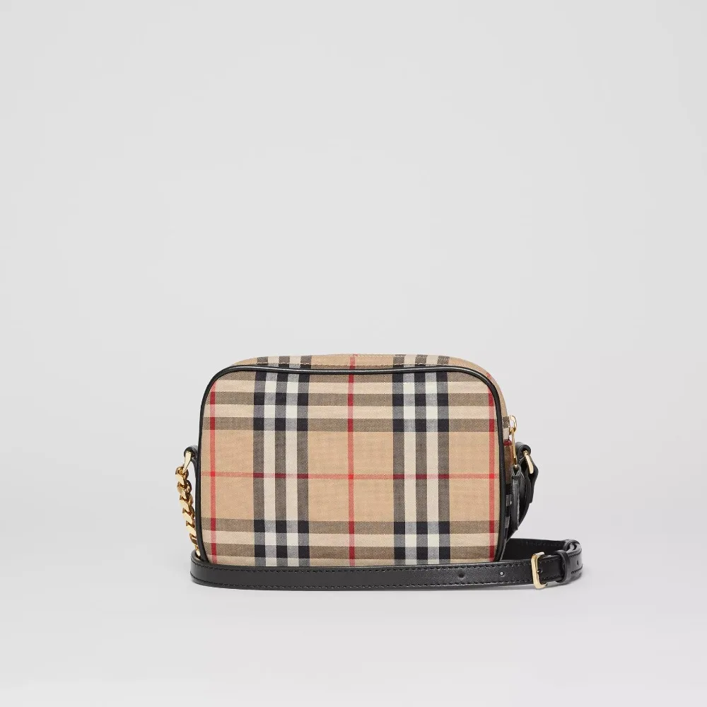 Классическая мужская сумка Burberry, винтажная клетчатая Хлопковая сумка для камеры, сумка-мессенджер для мужчин, мужские сумки 80159461