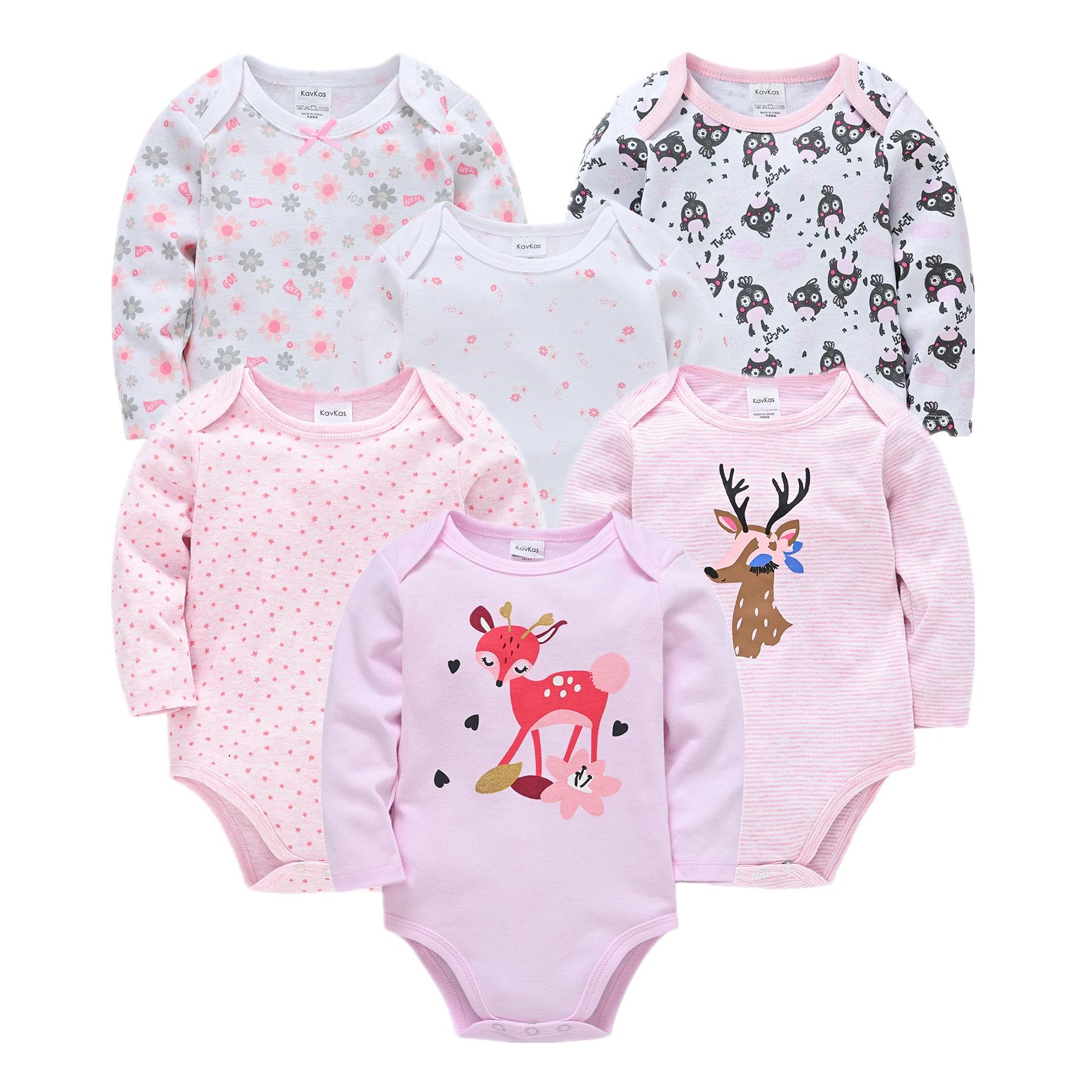 New Baby Sleepwear Infant Long Sleeve Cartoon Infant Boy Girl Romper Newborn Cotton Jumpsuit Outfit Brand Bebe Clothes