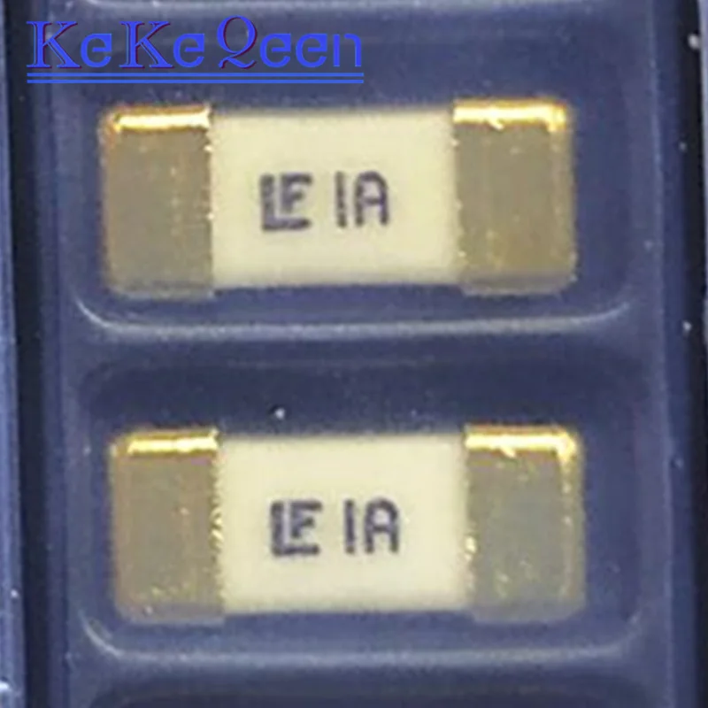 

50pcs Original 0451001.MRL 1808 1A FUSE BOARD MOUNT LF1A 125VAC 2SMD Very Fast-Acting Gold Plated Surface Mount ceramics Fuse