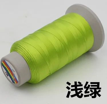 light green 2 rolls 210D высокая прочность толстая нейлоновая швейная нить для швейной машины кожаный диван Холст Джинсы Брюки diy аксессуары 21colors1395 - Цвет: light green 2 rolls