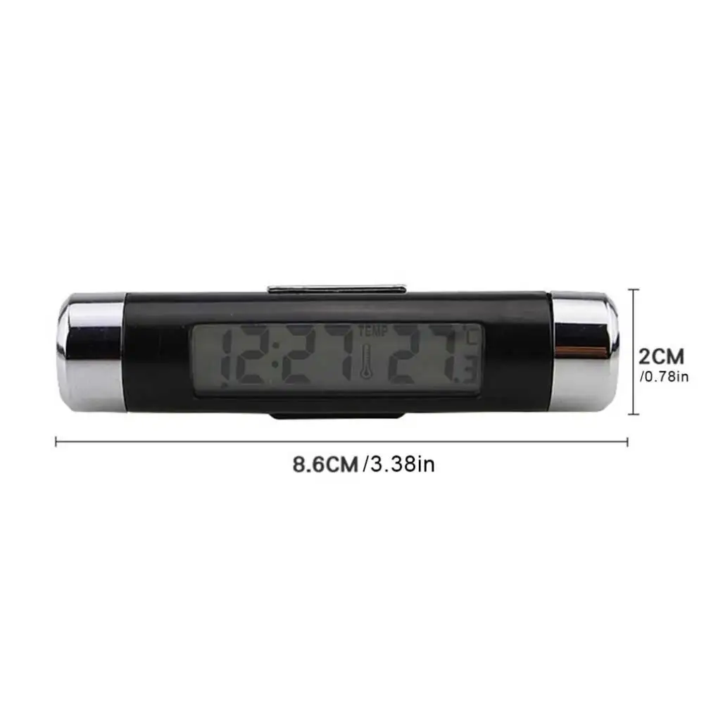 Car Thermometer Luminous Clock Car With Air Outlet Clock Electronic Clock Two In One Backlight Led Digital Display Car Thermometer Luminous Clock Car With Air Outlet Clock Electronic Clock Two In One Backlight Led Digital Display