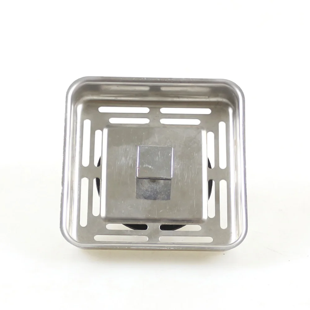 Talea Stainless steel Square Sink Drain Strainer Plug 78*78mm'