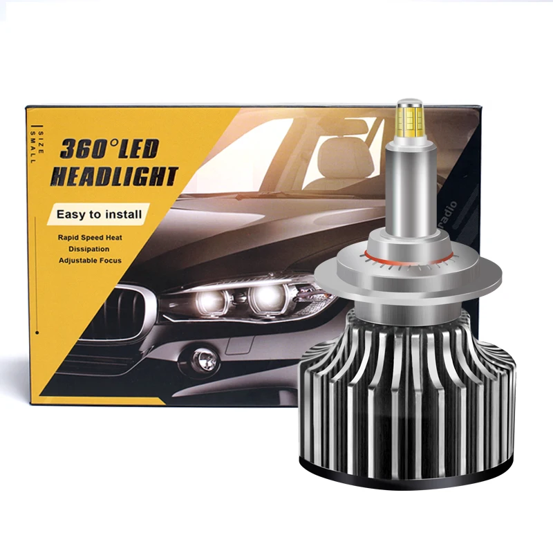 

Лампы для автомобильных противотуманных фар, 2 шт., VALESUN R1 H7 Led Canbus 360, 6000 лм, k