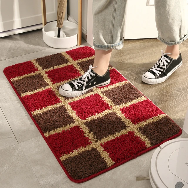 Bathroom Entrance Water Absorption Mat, Toilet Anti-slip Door Mat