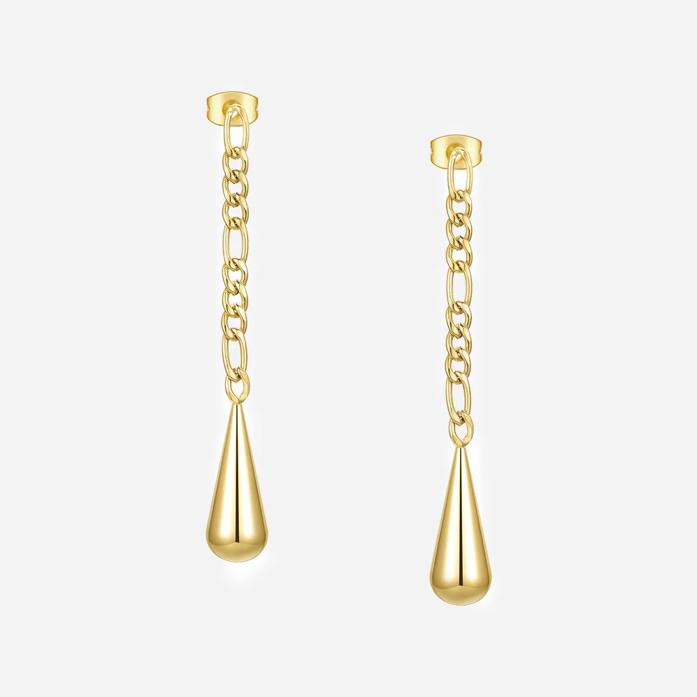 Серьги-подвески ENFASHION из нержавеющей стали женские модные длинные висячие серьги