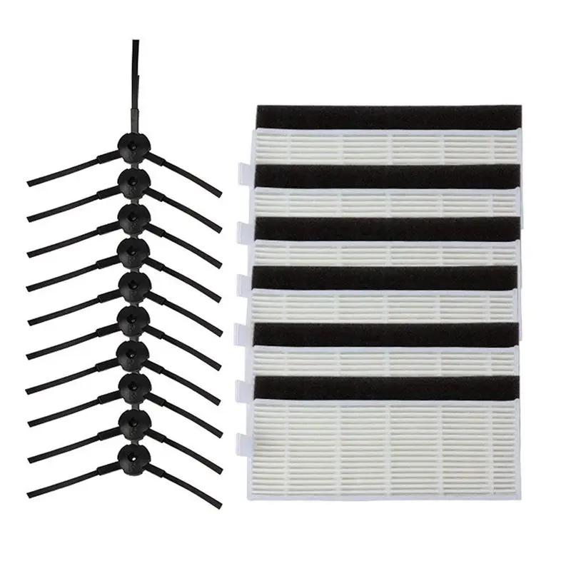

For ILIFE A4 Cleaning Robot ILIFE A4s A6 A4 Robot Vacuum Cleaner hepa filter and Side Brush